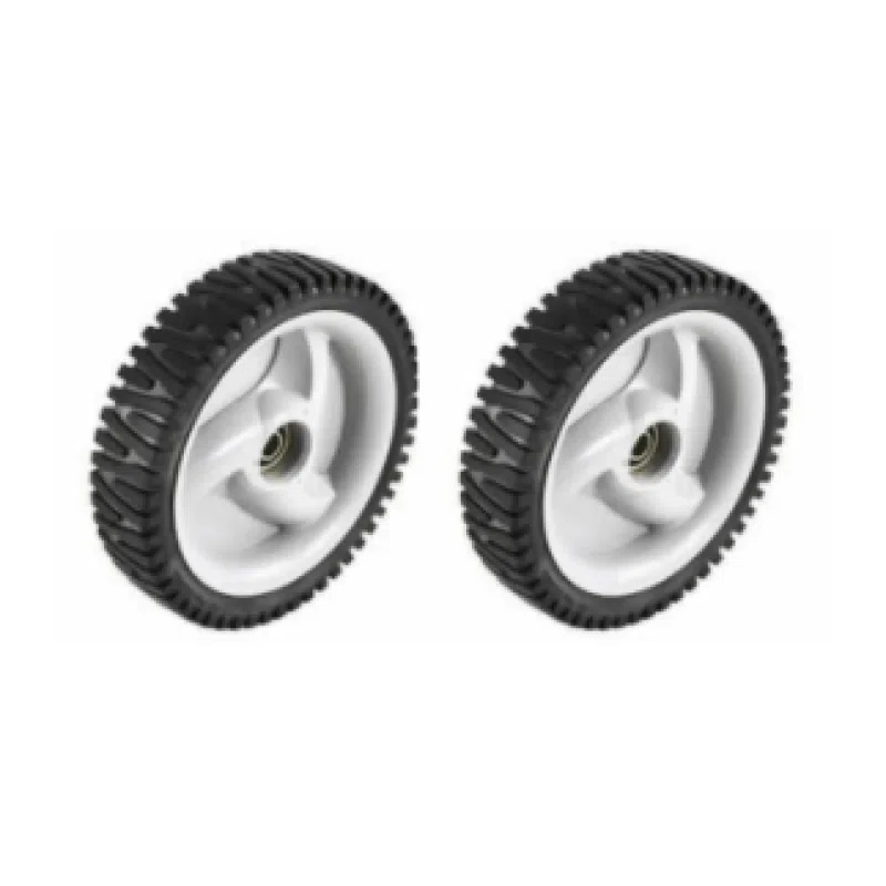 2PK Husqvarna 583733801 Genuine OEM Lawnmower Wheel 8x1.75
