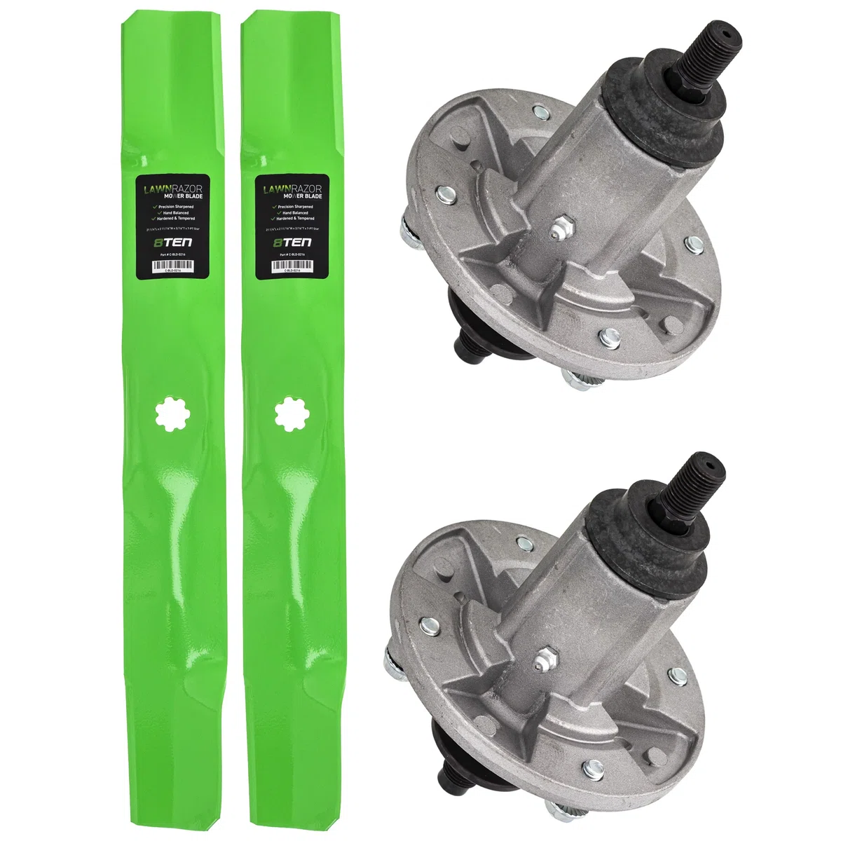 Deck Spindle & Bagging Blades Kit For John Deere MK1002322