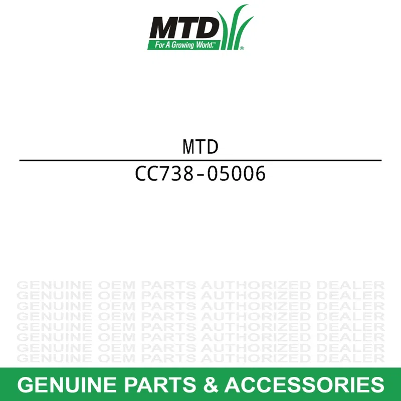 MTD 738-05006 Shoulder Bolt