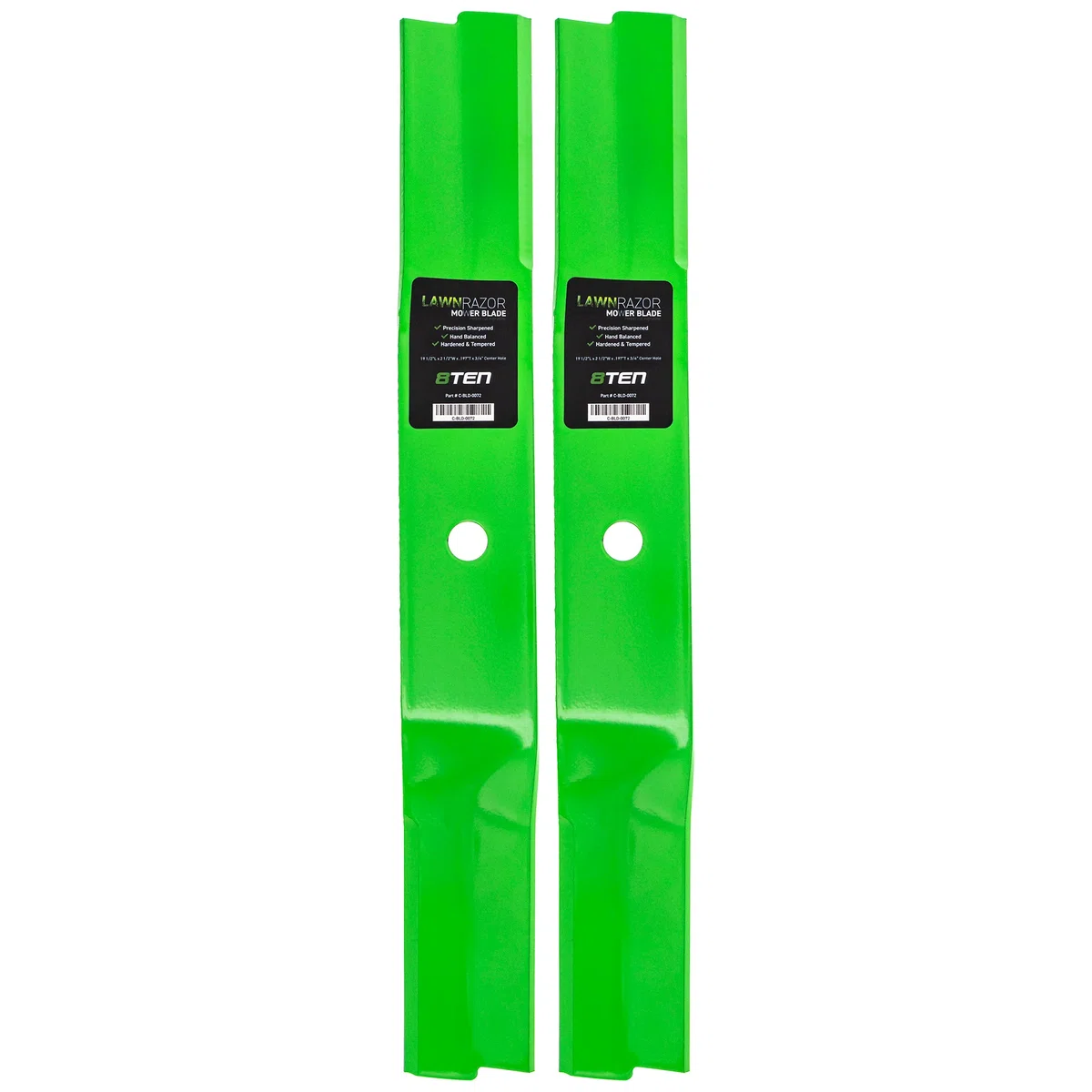LawnRAZOR Deck Low-Lift Blade Set For John Deere AM100946 M82408 M131157 AM121287 | 2-PACK