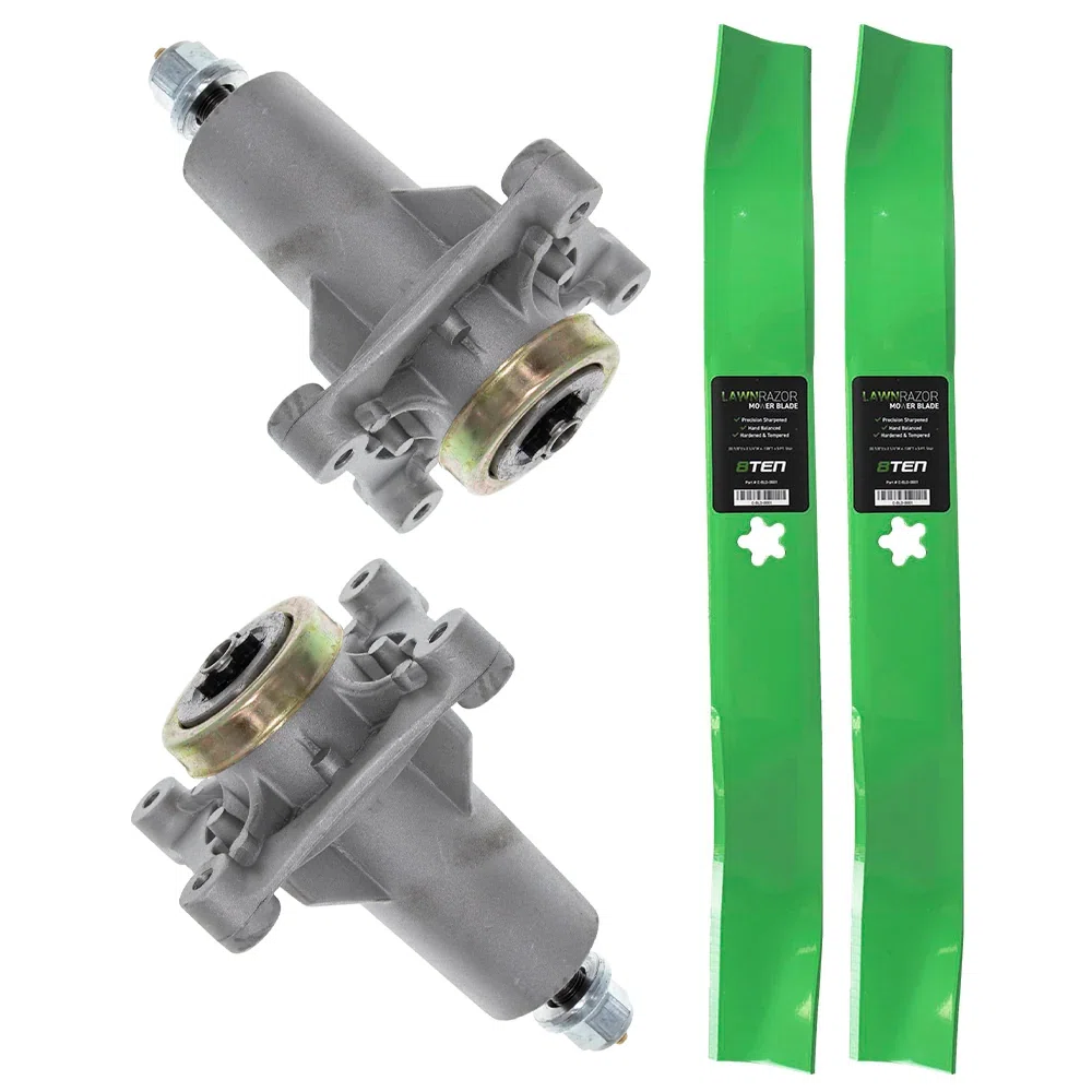 Mower Blades & Spindles Kit For Husqvarna Poulan Pro Poulan MK1001738