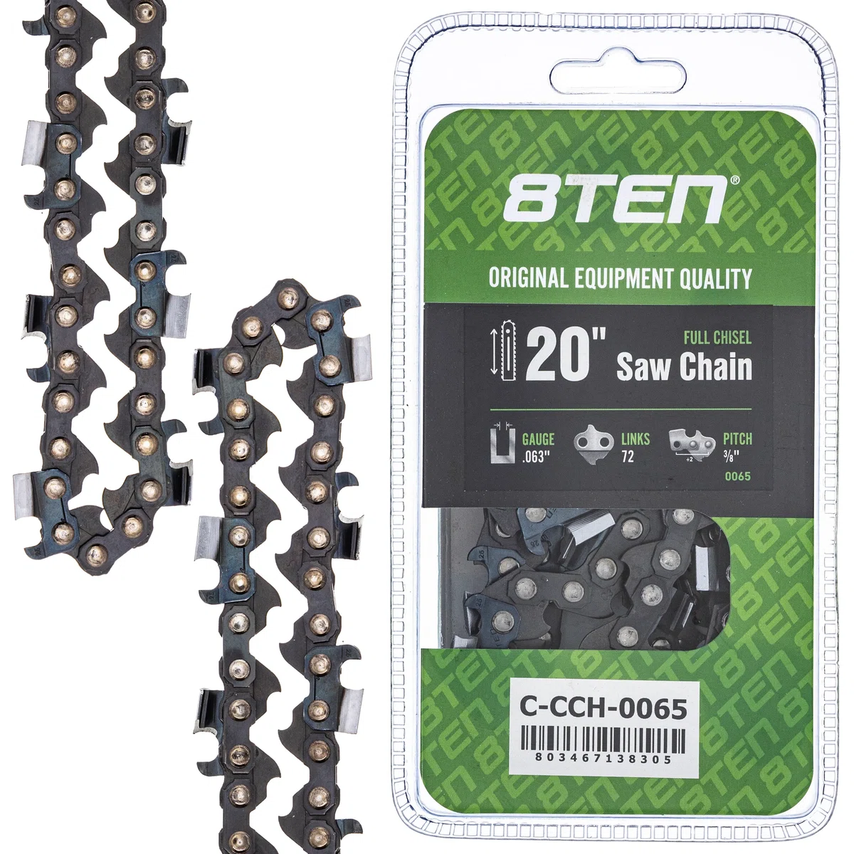 Chainsaw Chain 20 Inch .063 3/8 72DL For Stihl Dolmar Makita 75LPX072G 75EXL072G 36RS372E H50S72