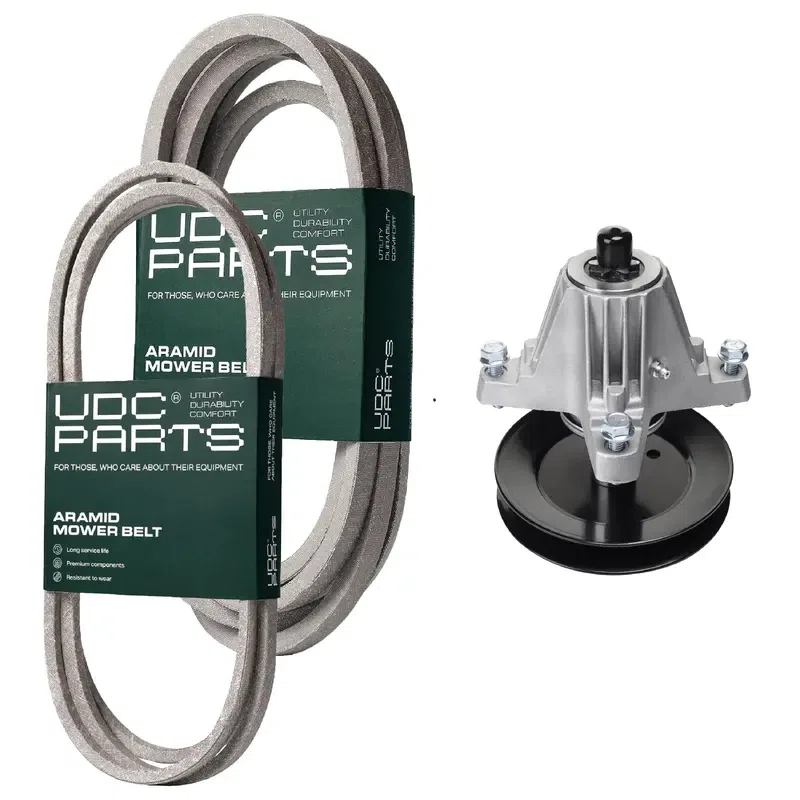 UDC Parts Mower Kit / Belt 754-04317 + Belt 754-04329 + Spindle 618-06978 / Fits Craftsman Z6600 Z6900