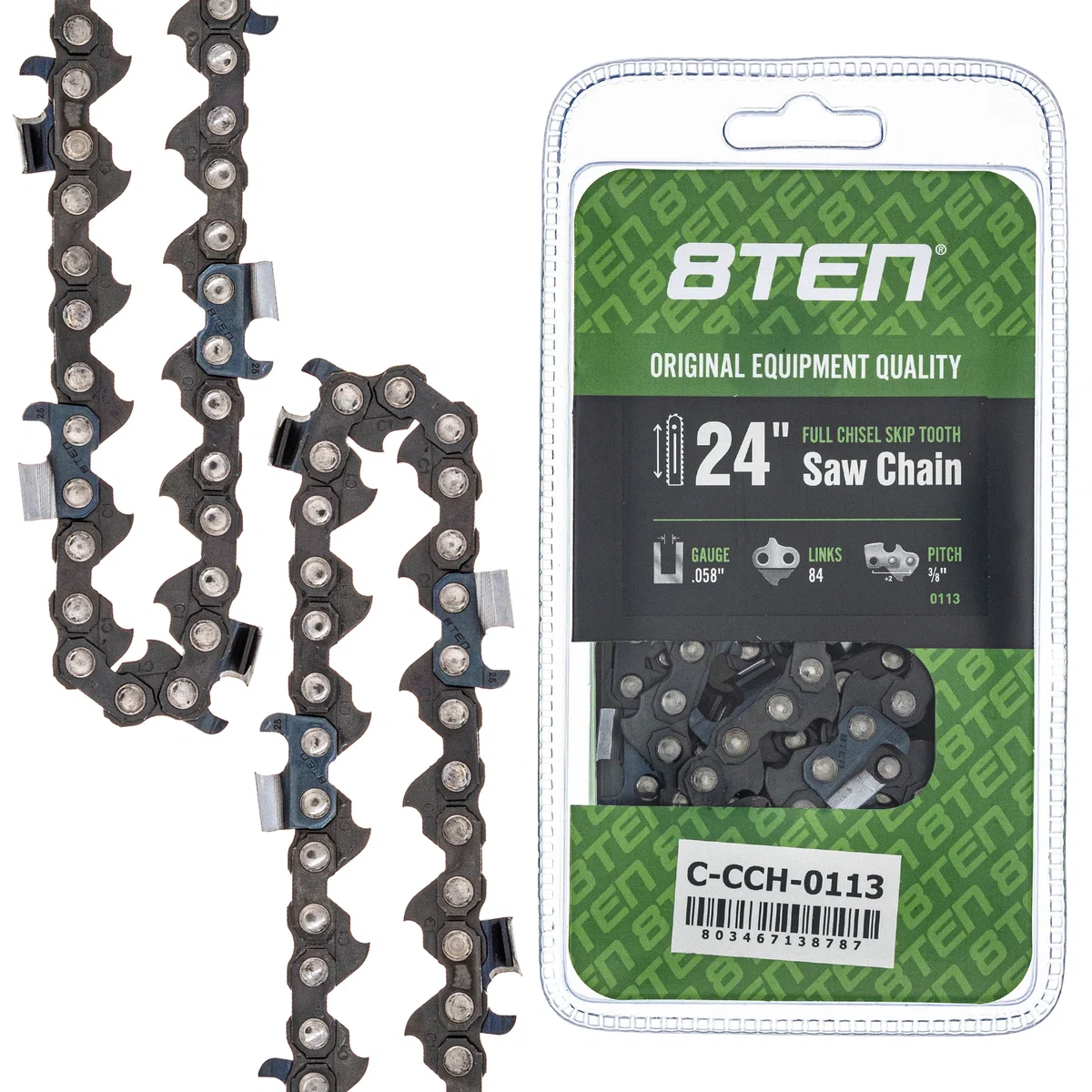 Chainsaw Chain 24 Inch .058 3/8 84DL For Dolmar Makita Husqvarna 501842884 73JGX084G 581626984