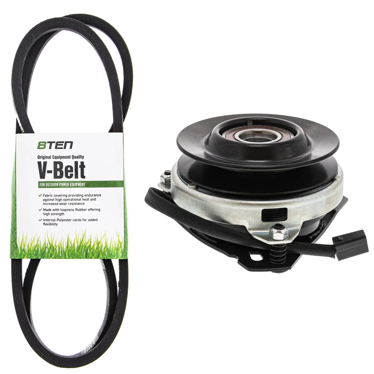Electric PTO Clutch & Belt Kit For White Outdoor MTD Turf Power MK1006344