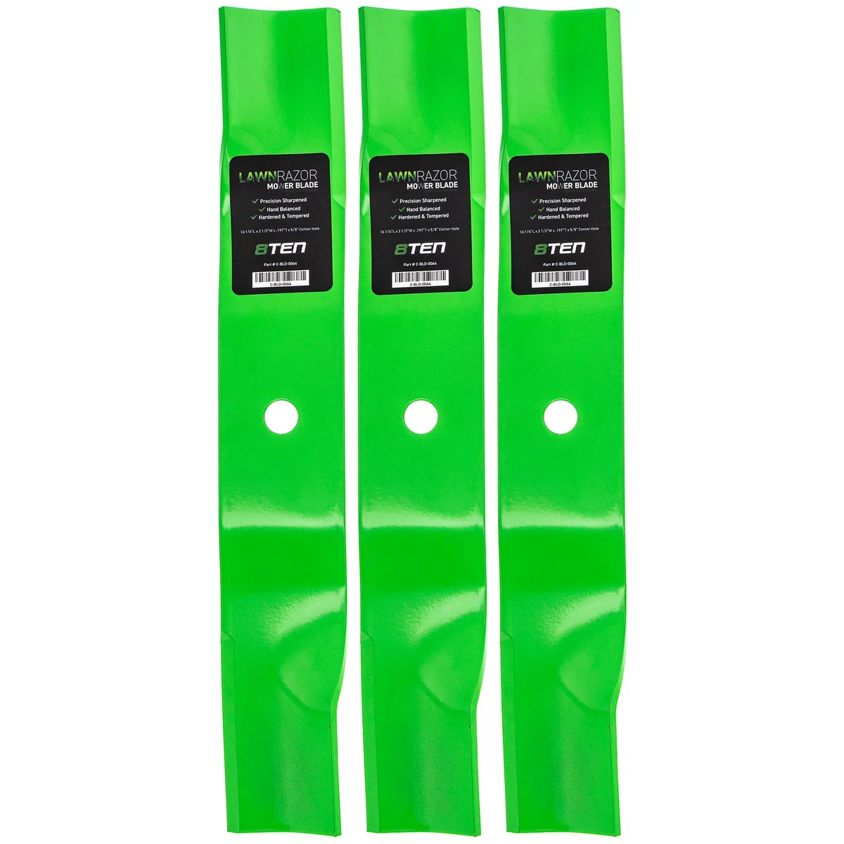 LawnRAZOR High Lift Blade For Gravely Bobcat Ariens 02982000 112111-01 00450200 32061A 32061 | 3-PACK