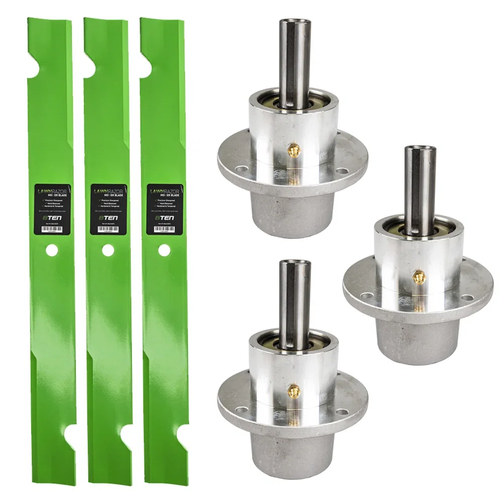 Deck Spindles & Mower Blades Kit For Ferris MK1002189