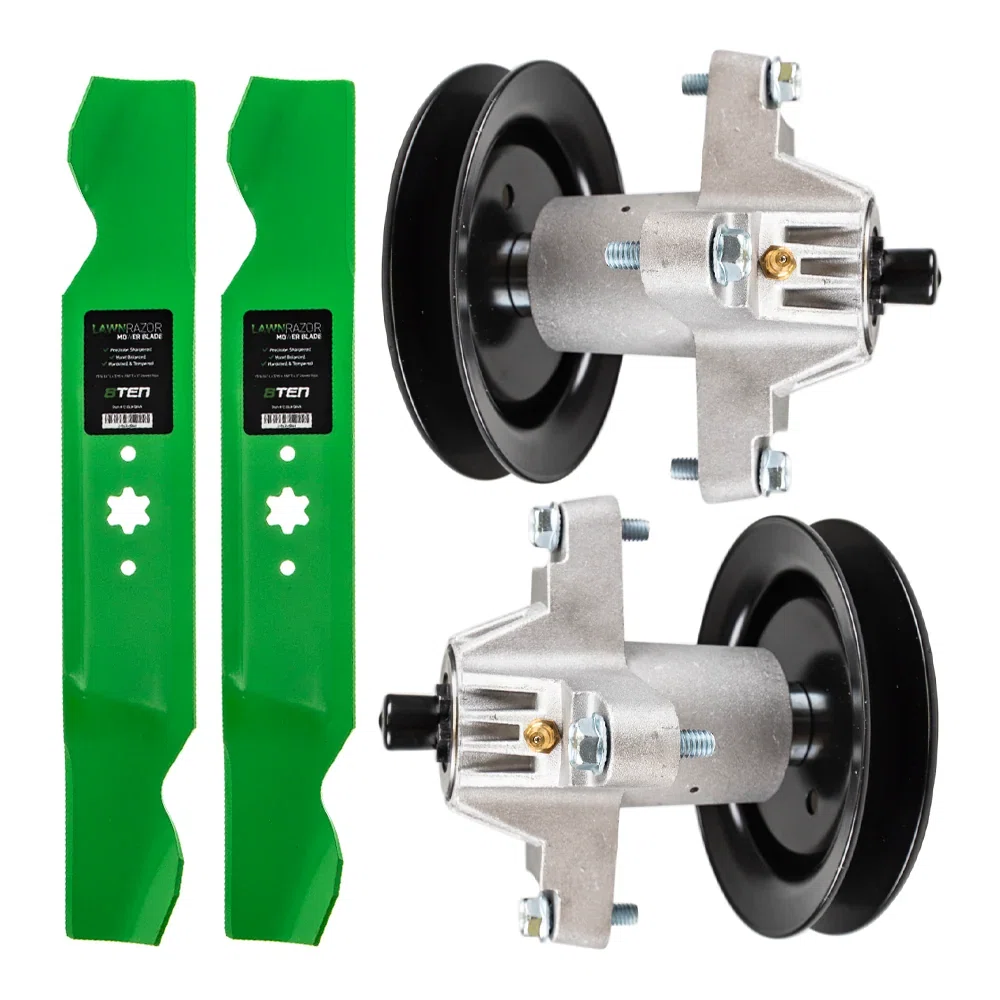 Mower Deck Blades & Spindles Kit For Columbia Yard-Machines Murray MK1001907
