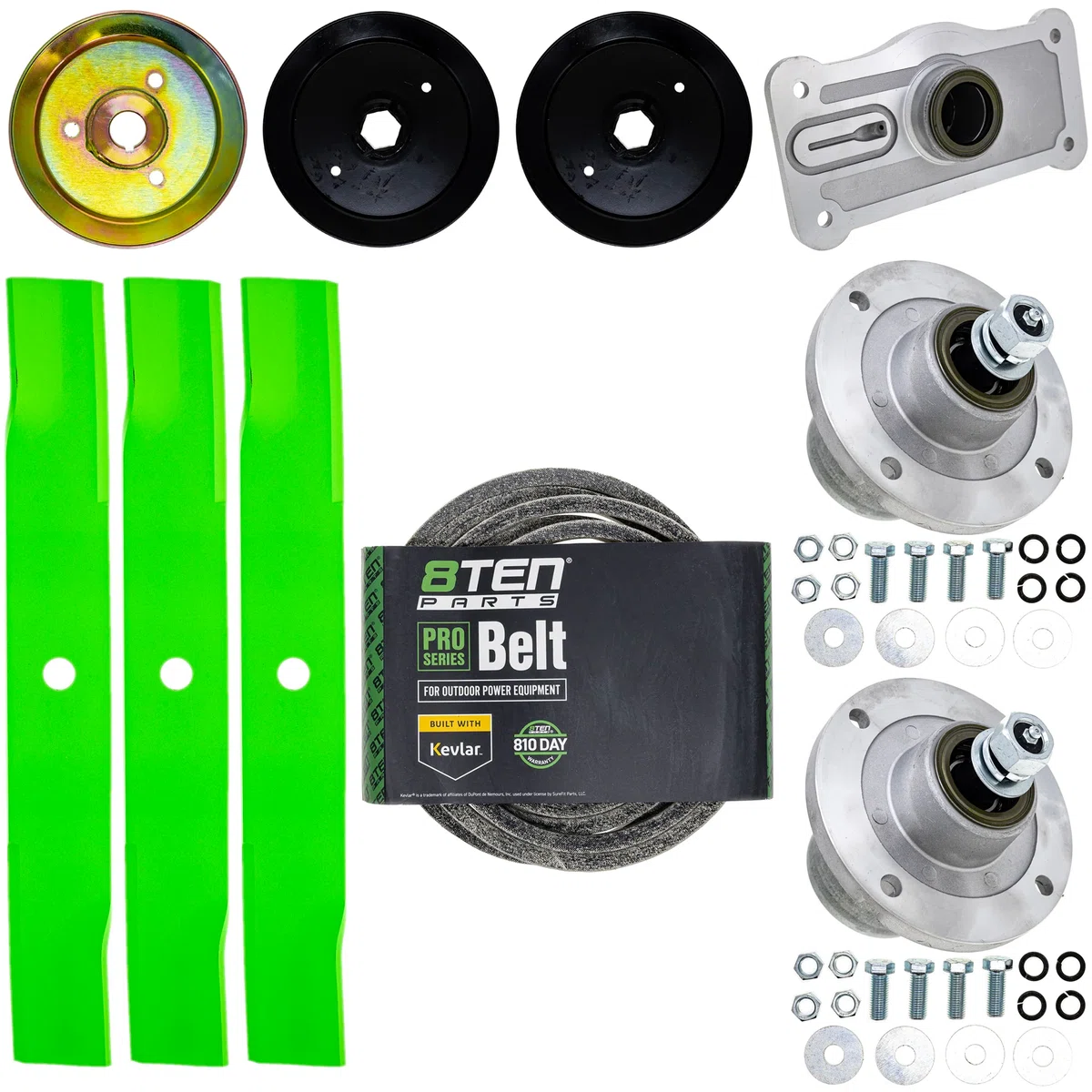 Blade Spindle Belt Kit for Kubota BX1860 BX1870 BX25 RCK54P23BX 54-Inch