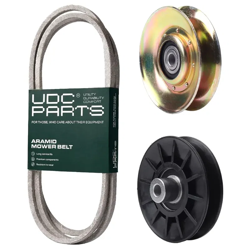 UDC Parts Mower Kit / Belt 140218 + Pulley 127783 + Pulley 532194326 / Fits Husqvarna LTH151