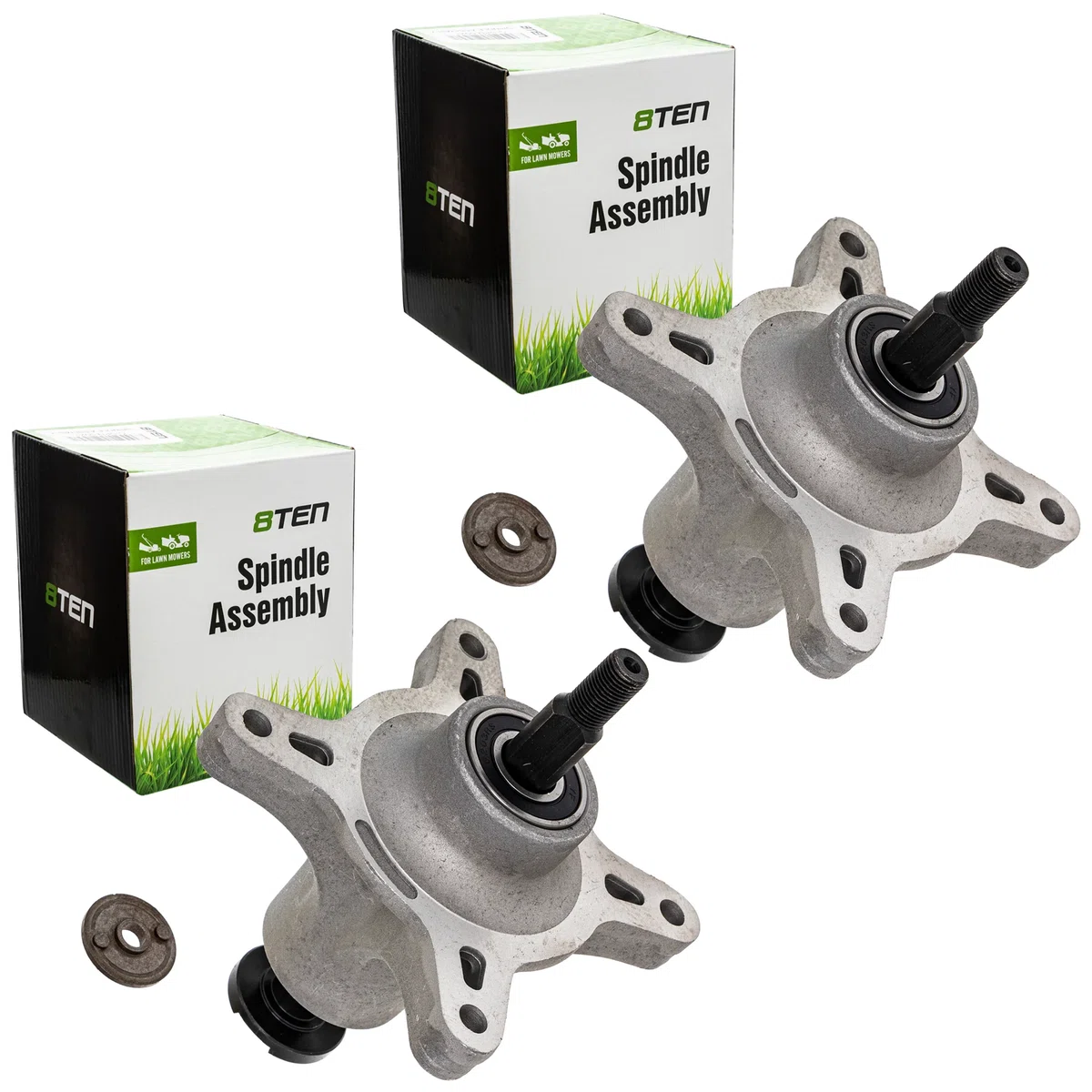 Mower Deck Spindle Set For Toro Exmark 120-6234 121-9107 | 2-PACK