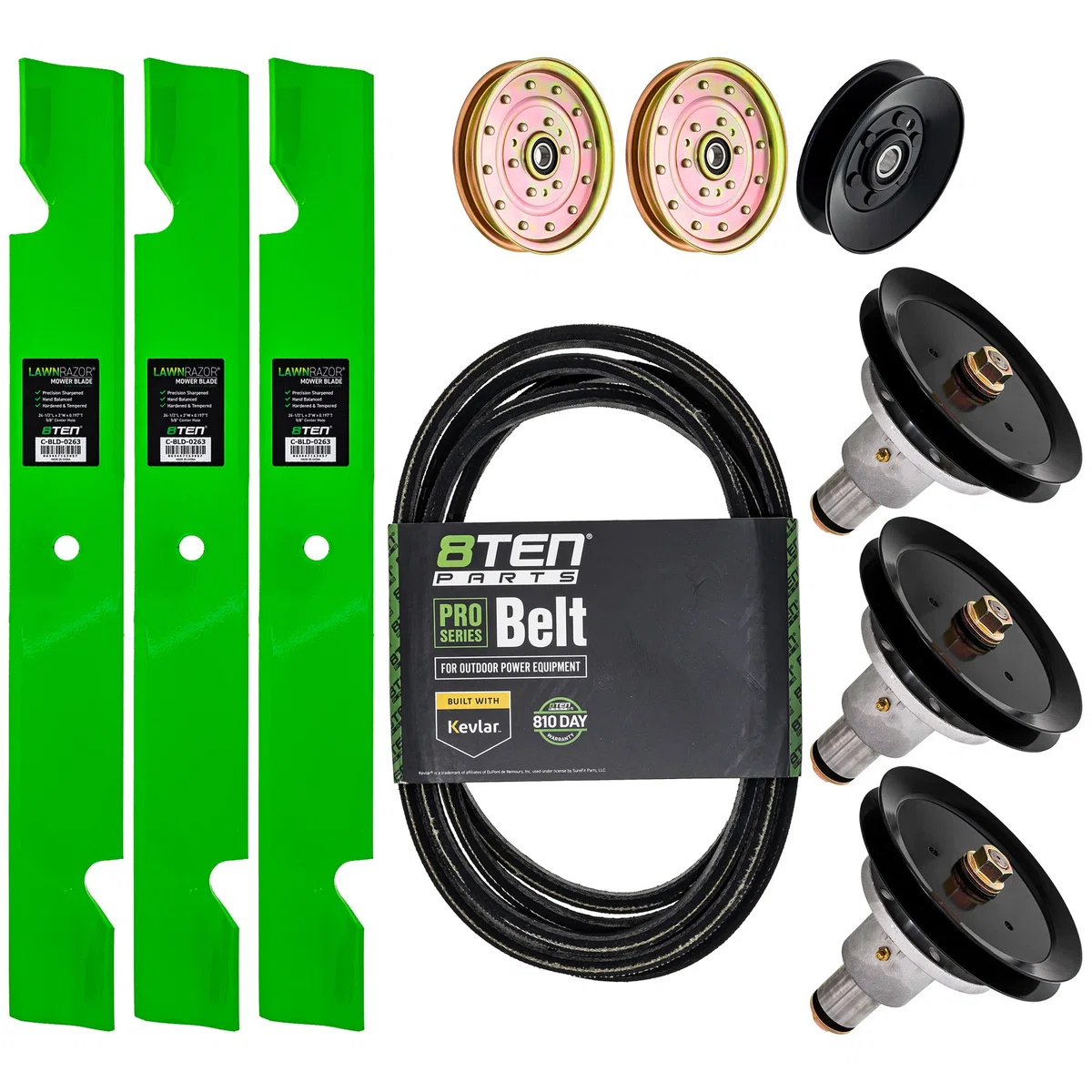 Blade Spindle Belt Idler Deck Kit For Exmark MK1010206