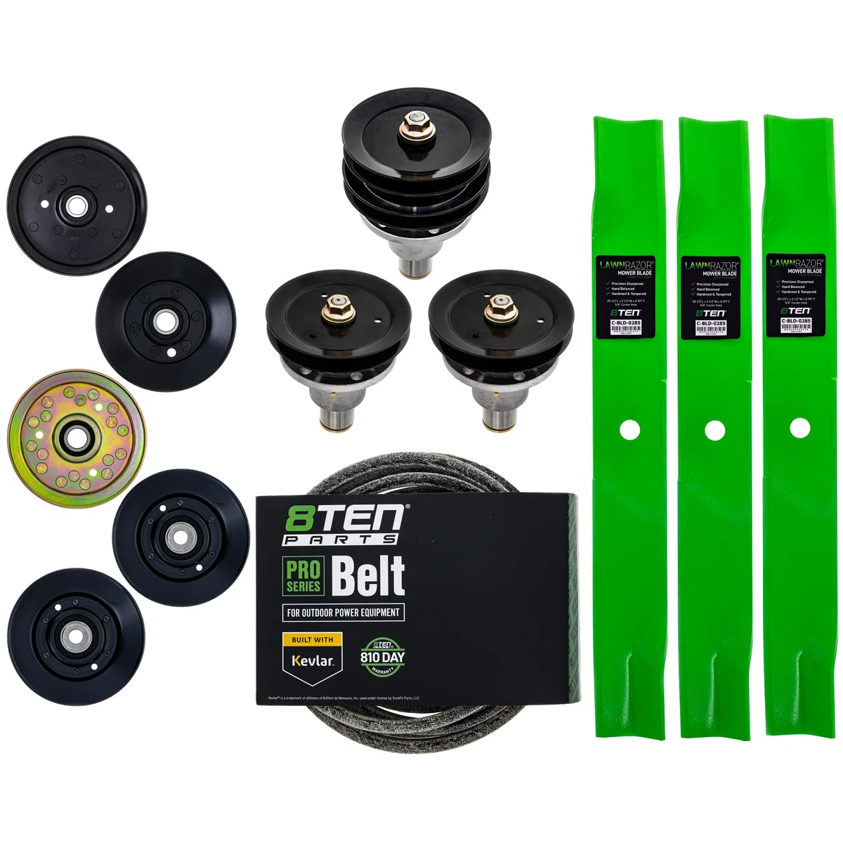Blade Spindle Belt Idler Kit for Exmark Turf Tracer FMD604 103-2314 60-Inch