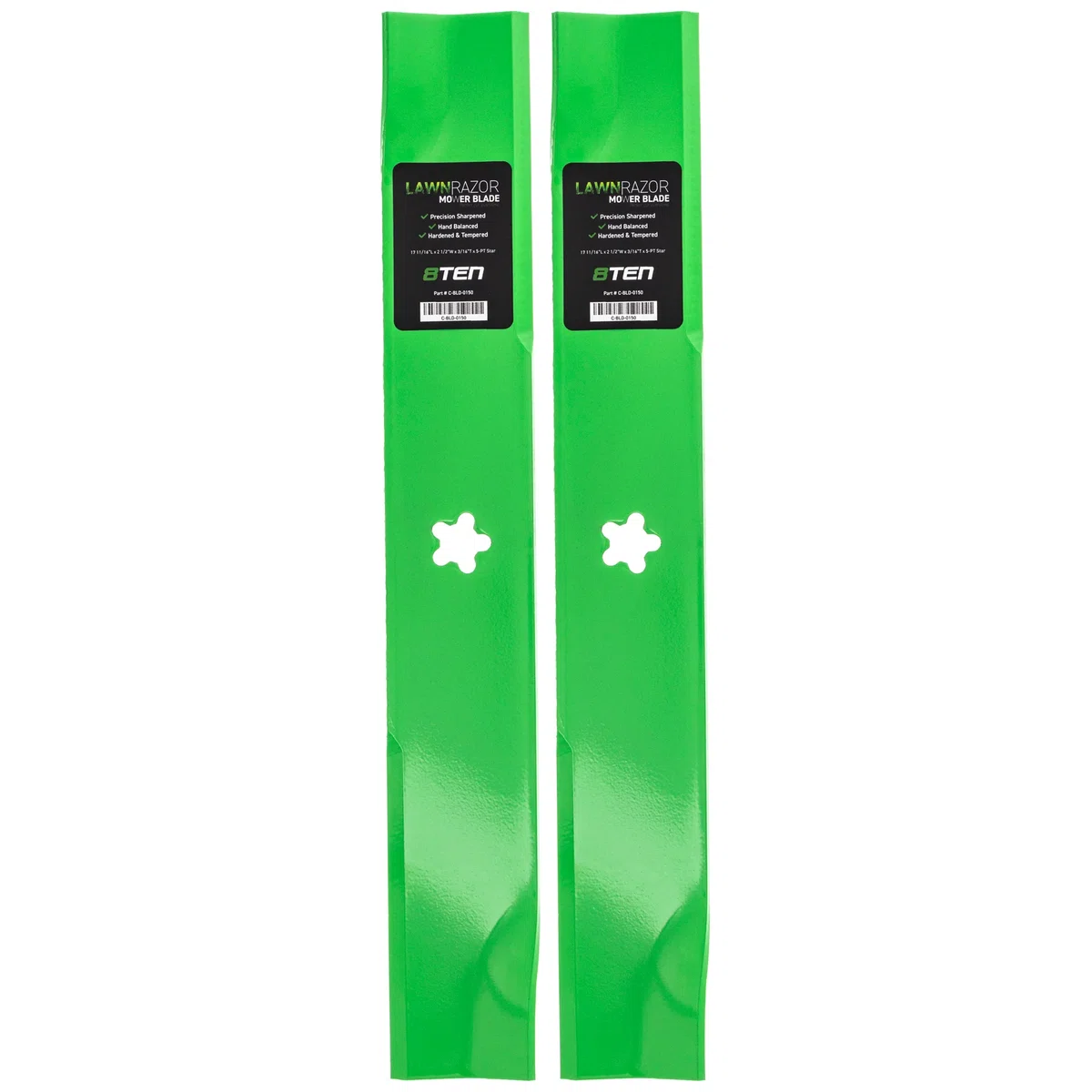 LawnRAZOR High Lift Blade For Husqvarna Jonsered 574870801 | 2-PACK