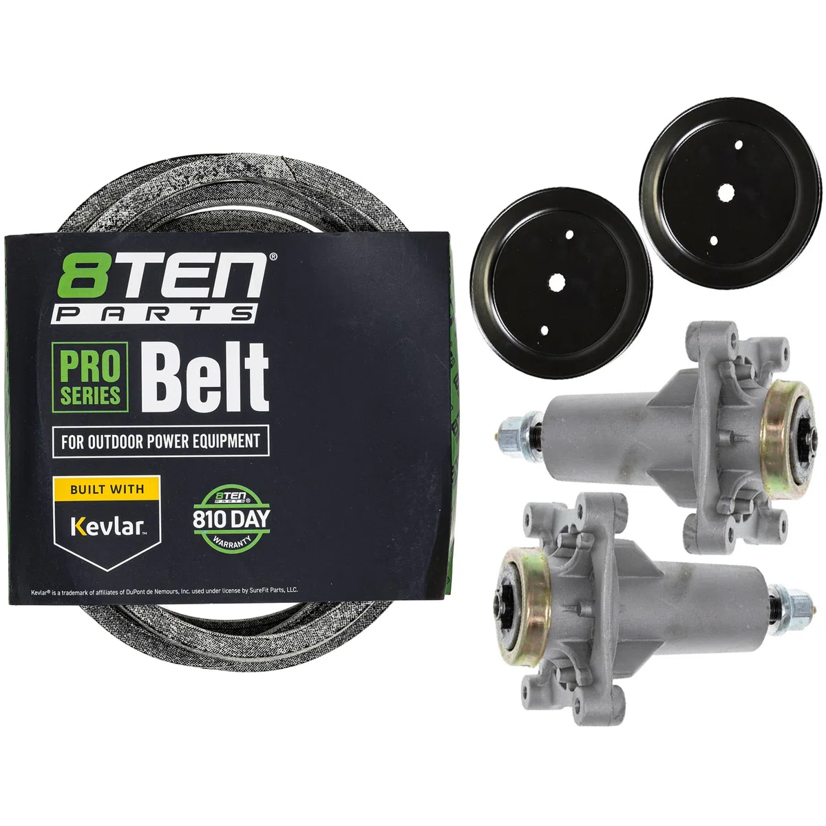 Deck Spindle & Belt Kit For Husqvarna Poulan Pro Jonsered MK1001761