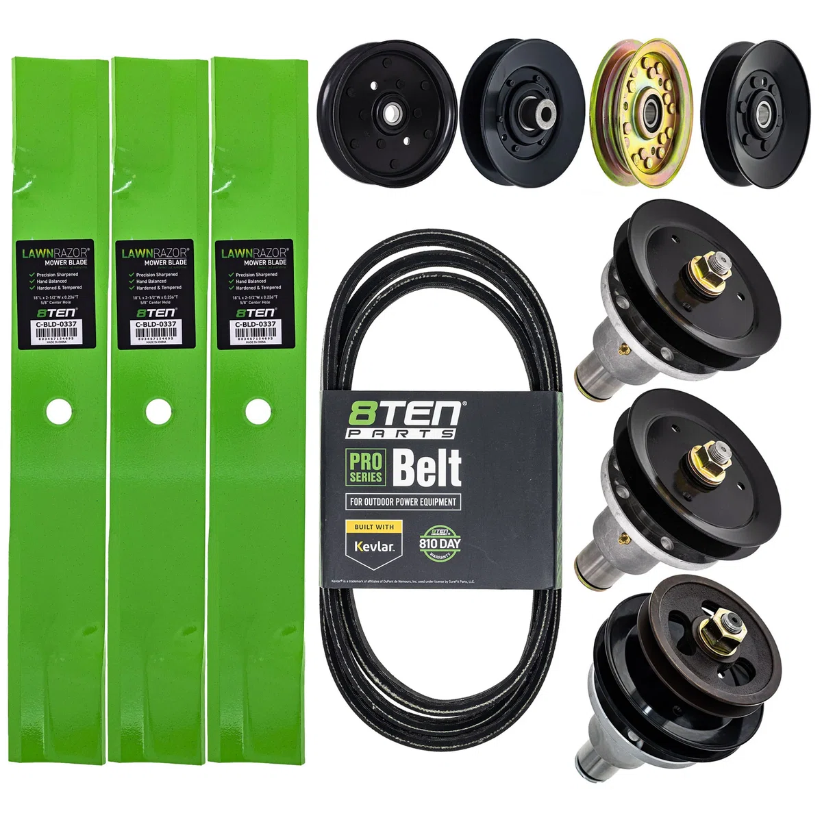 Blade Spindle Belt Idler Deck Kit For Exmark MK1009821