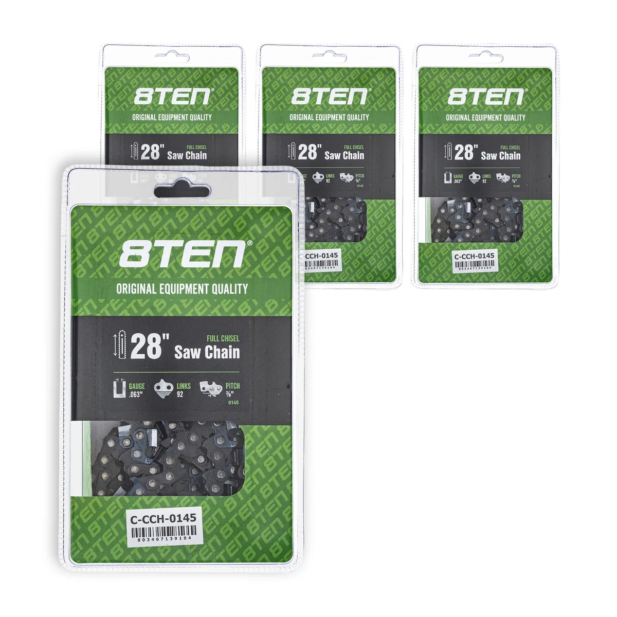 Chainsaw Chain 28 Inch .063 3/8 92DL For Stihl 72EXL092G 73EXL092G 72LPX092G H5092 36RS92 | 4-PACK