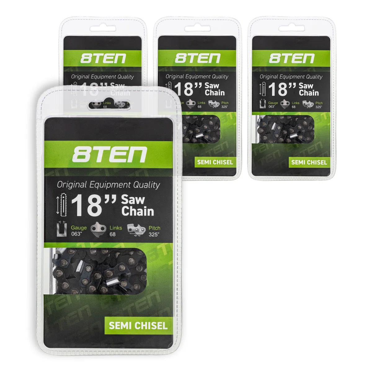 Chainsaw Chain 18 Inch .063 .325 68DL For Stihl Homelite 36390050068 26RS68 26RS68E 501841768 | 4-PACK