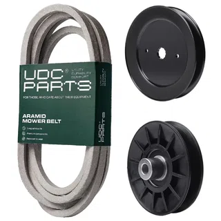 UDC Parts Mower Kit / Belt 196103 + Pulley 129861 + Pulley 532194326 / Fits Poulan Pro PB22H54BF PB22H54BFX PB22H54YT PB22VA54 PB24TH54YT PB24VA54 PB26H54YT PBGT22H54 PBGT2654 PBGT26H54 PBGT26H55