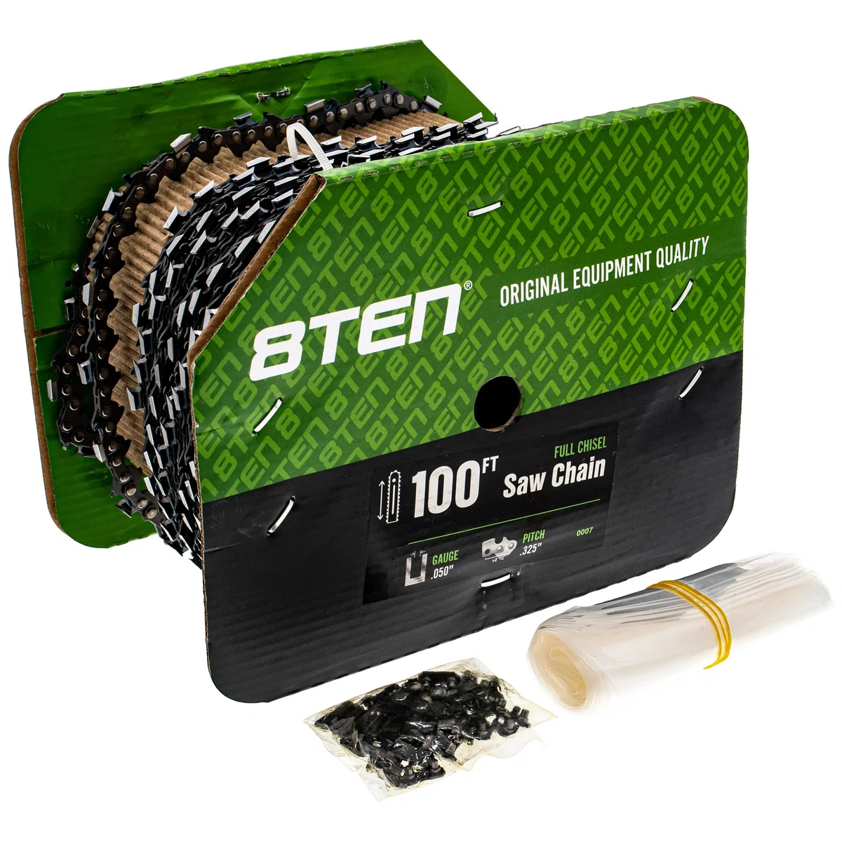 Chainsaw Chain Bulk Reel Full Chisel 100 Foot .050 .325 Pitch