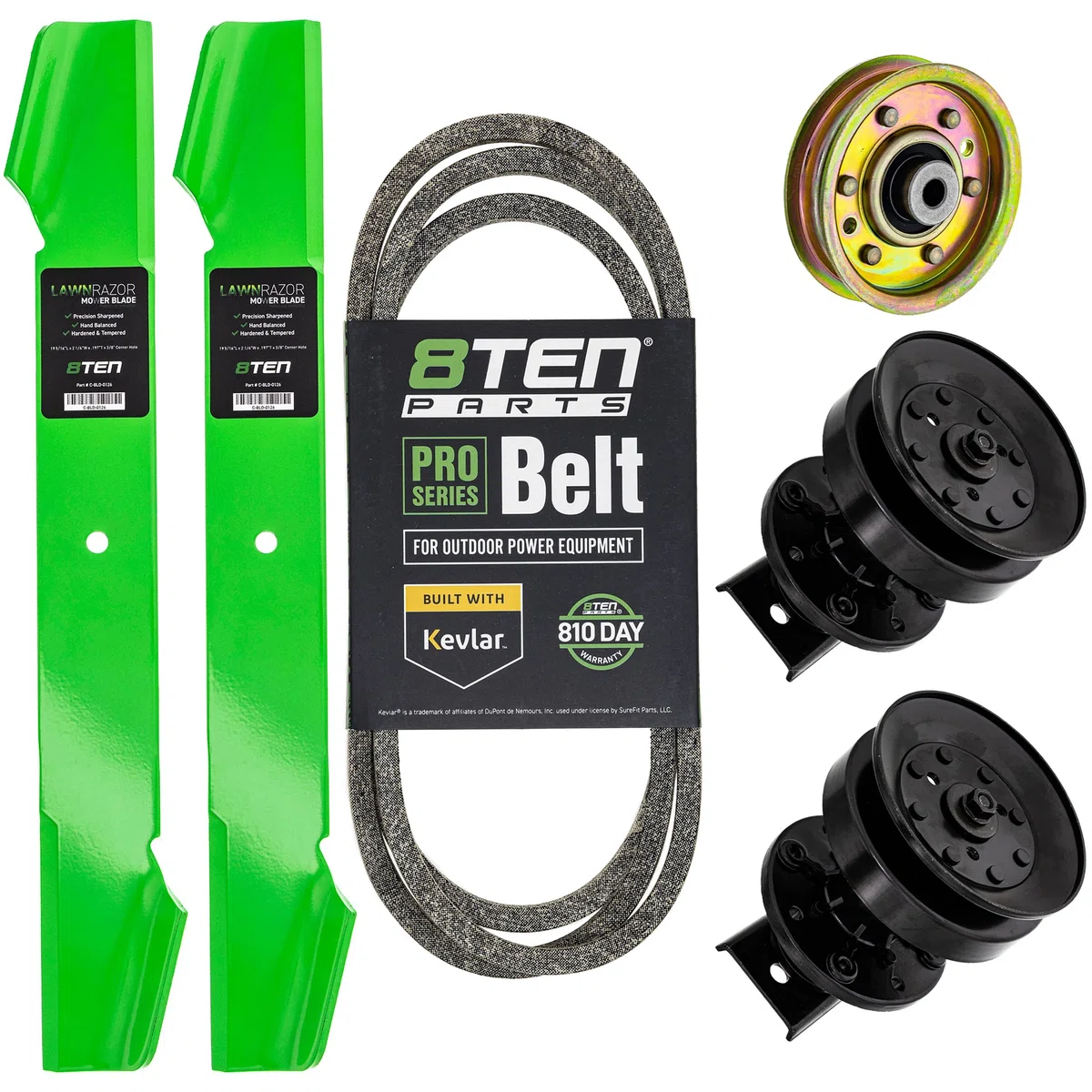 Blade Spindle Belt Idler Deck Kit For Roper Poulan Pro Roper Rally MK1010128