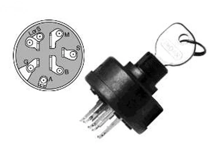 Ignition Switch Replacement for Briggs & Stratton 490066, 493625, 692318, 510021 | MP7804