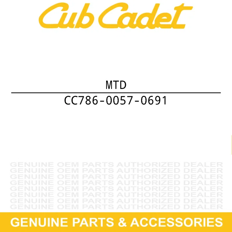 MTD 786-0057-0691 COVER BELT