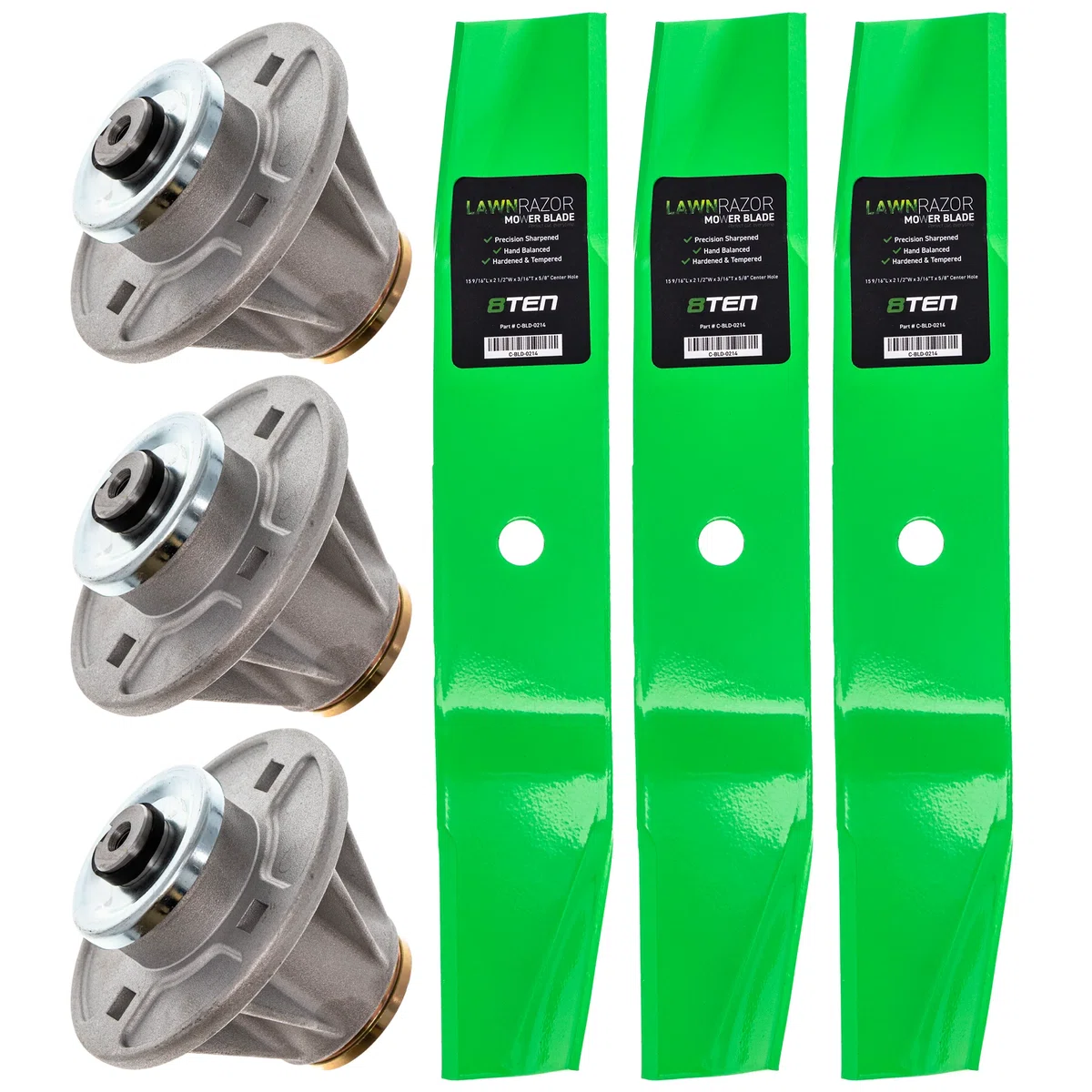 Spindle Standard Lift Blade Kit For Gravely Ariens Great Dane MK1002321