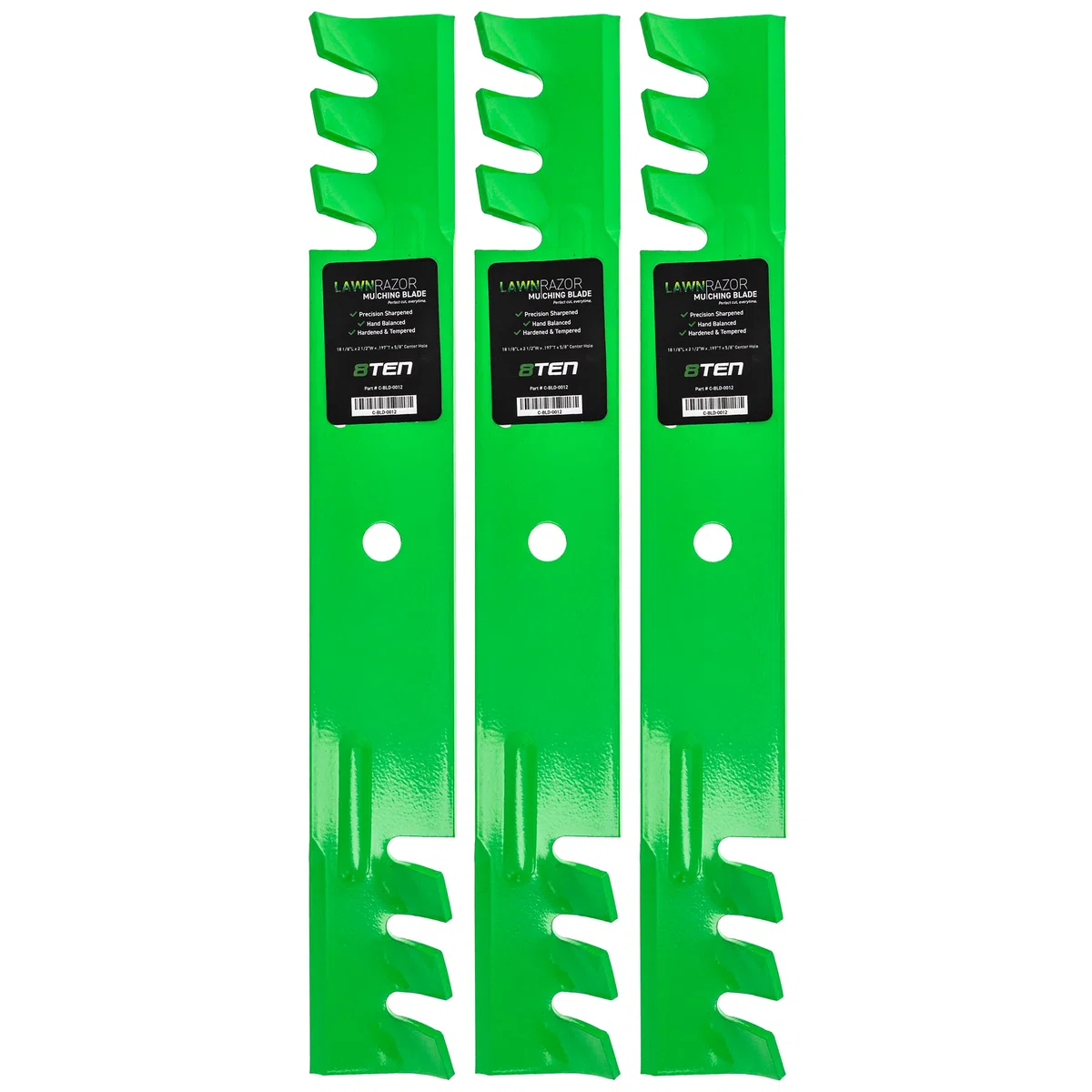 LawnRAZOR Toothed Blade For Gravely Exmark Ariens 00450300 GDU10231 03253800 04916400 038-0003-00 | 3-PACK