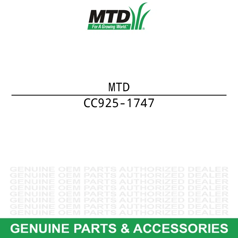 MTD 925-1747 Safety Plunger Switch