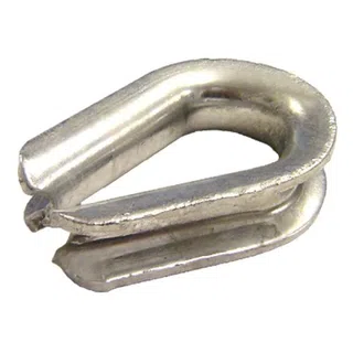 THD187 - 3/16" Heavy Duty Galvanized - Thimble
