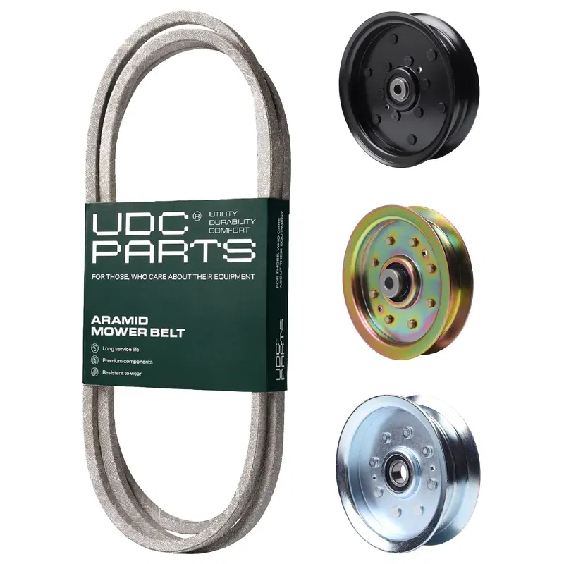 UDC Parts Mower Kit / Belt 754-04317 + Pulley 756-04511B + Pulley 956-04129 + Pulley GY20629 / Fits Cub Cadet RZT-L46 RZT-L50 RZT-L54 RZT-S46 RZT-S50 RZT-S54