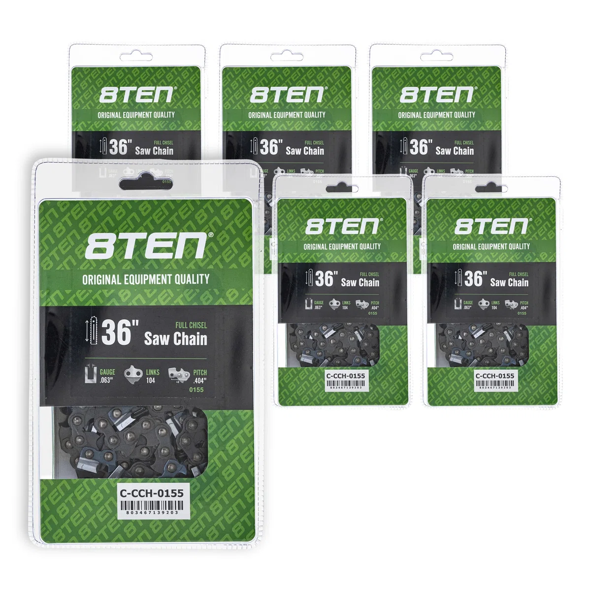 Chainsaw Chain 36 Inch .063 .404 104DL For Stihl 46RS104 46RM104 36680050104 27X104G | 6-PACK