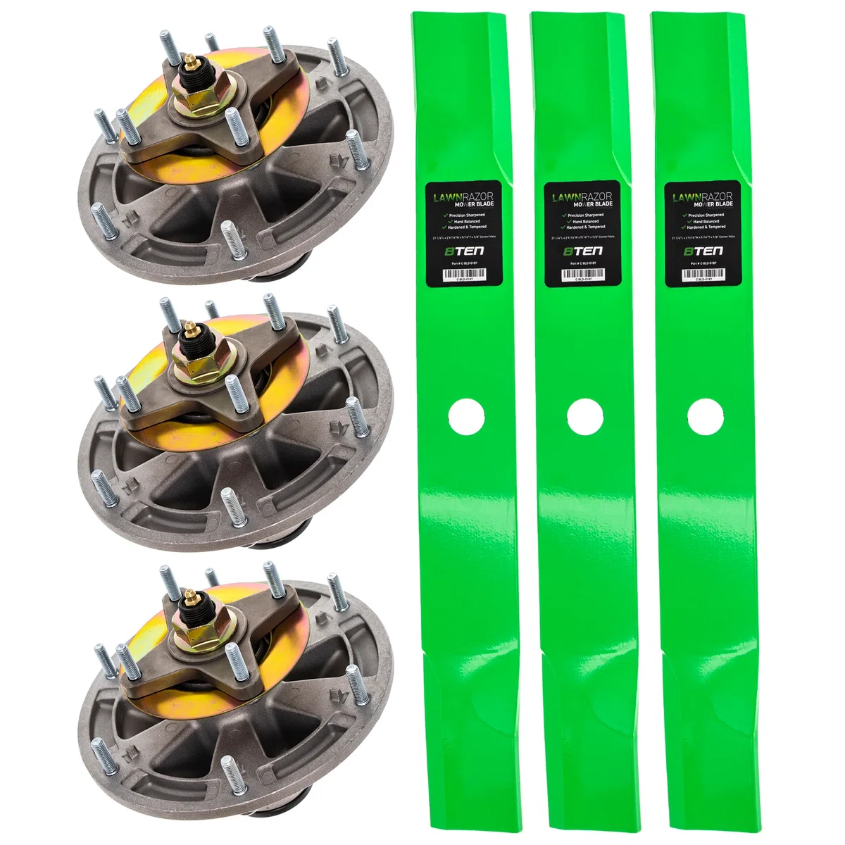 Deck Spindle & Mower Blade Kit For John Deere MK1002305