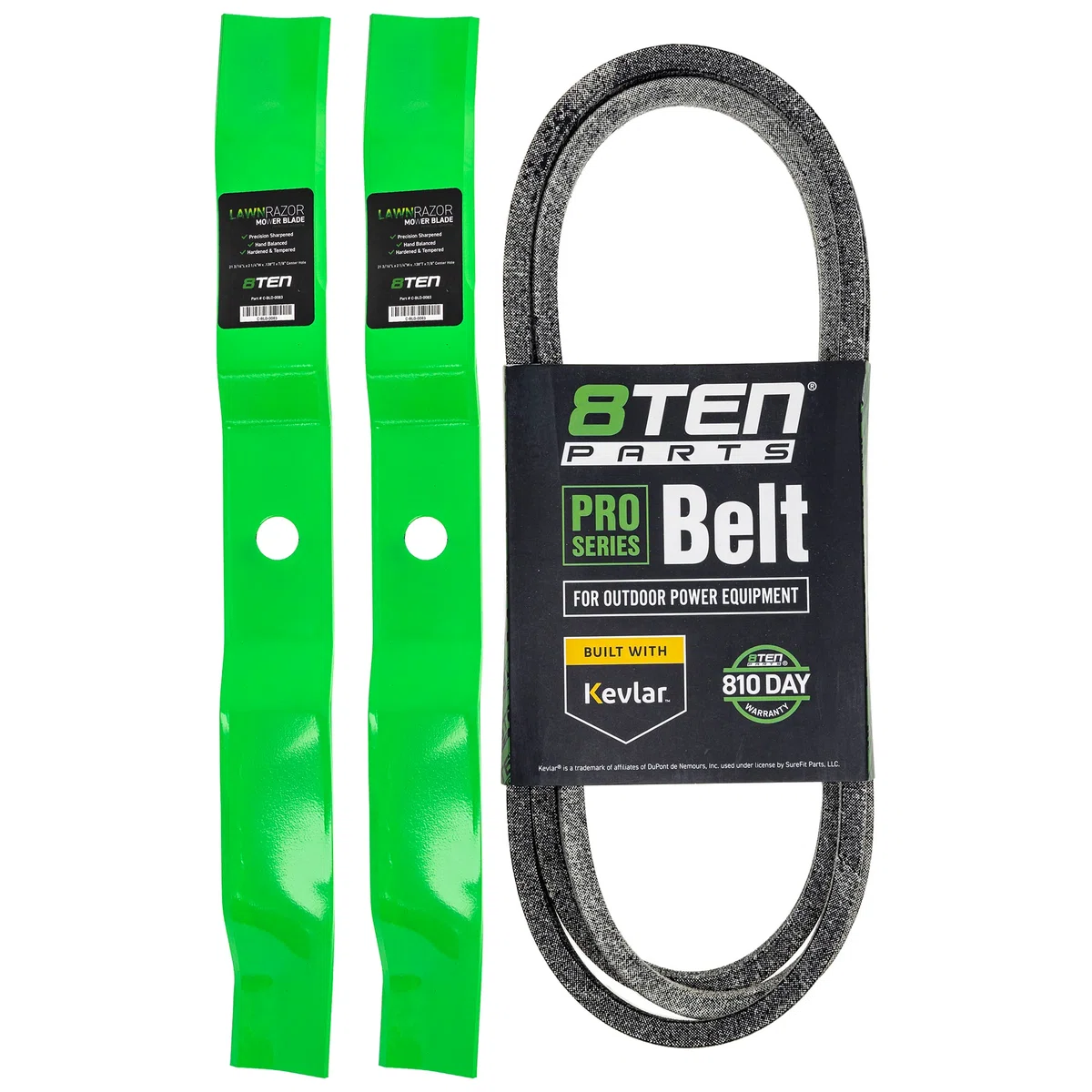 Mower Blades & Deck Belt Kit For Murray Briggs & Stratton Scotts MK1007807