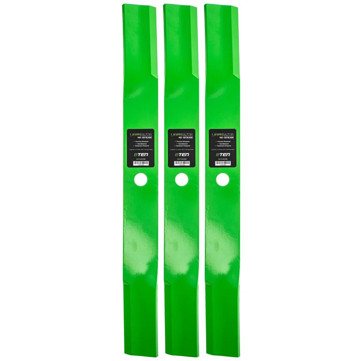 LawnRAZOR High Lift Blade For John Deere M41237 AM30698 M141786 AM102402 AM102401 M80783 AM38314 | 3-PACK