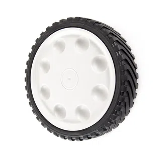 MTD 753-08092 Genuine OEM Wheel Assembly w/ Gear, 8 x 2 - Gray