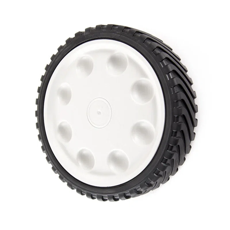 MTD 753-08092 Genuine OEM Wheel Assembly w/ Gear, 8 x 2 - Gray