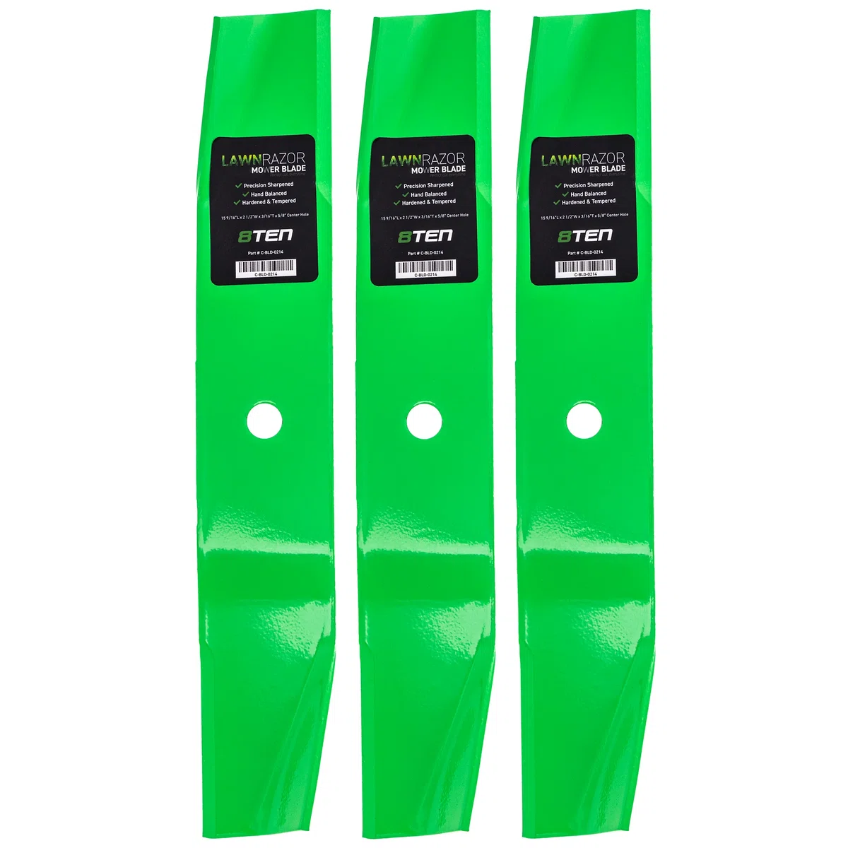 LawnRAZOR High Lift Blade For Gravely Ariens Great Dane 01593900 | 3-PACK