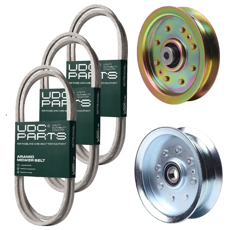 UDC Parts Mower Kit / Belt 754-04045 + Belt 754-04060 + Belt 754-04249 + Pulley 956-04129 + Pulley GY20629 / Fits Yard-Man LT-42