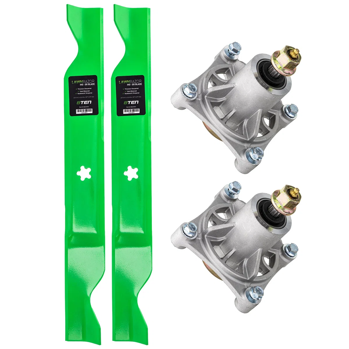 Deck Spindle & Mower Blade Kit For Husqvarna Poulan Pro Jonsered MK1002147