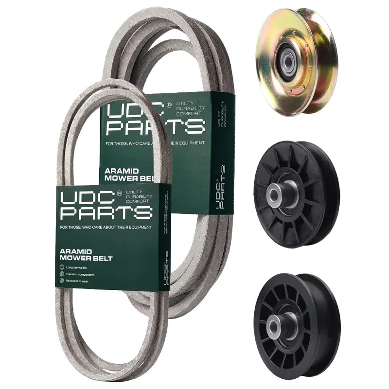 UDC Parts Mower Kit / Belt 138255 + Belt 539117245 + Pulley 127783 + Pulley 532194326 + Pulley 532194327 / Fits Husqvarna LT1597