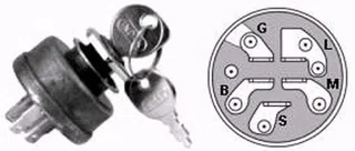 Replaces Keyed Ignition Switch for AYP, Exmark, Hustler, and Noma | MP9158