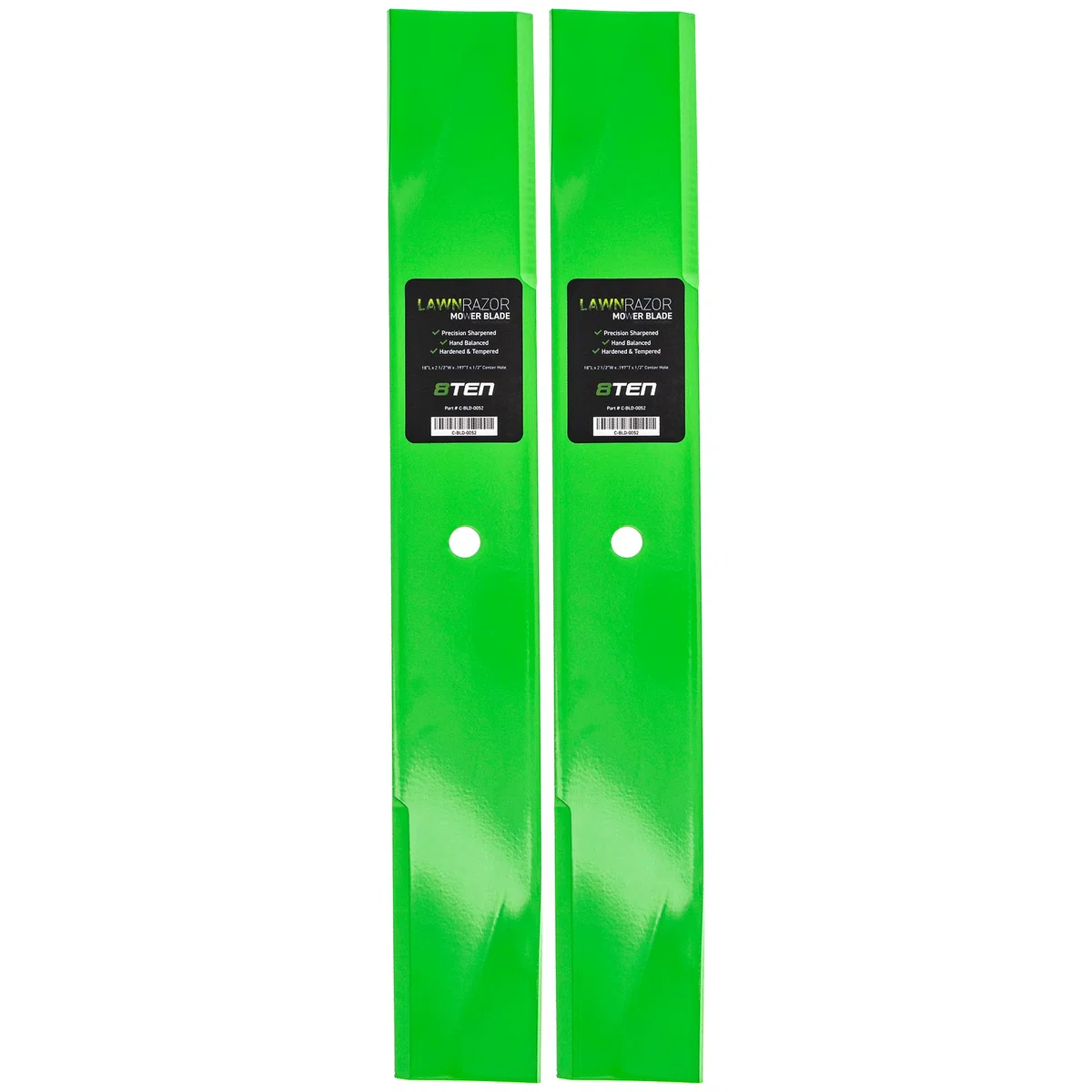 LawnRAZOR High Lift Blade For Toro 56-2390 56-2390-03 27-0990-03 27-0990 92-7961 44-5480 92-7961-03 | 2-PACK