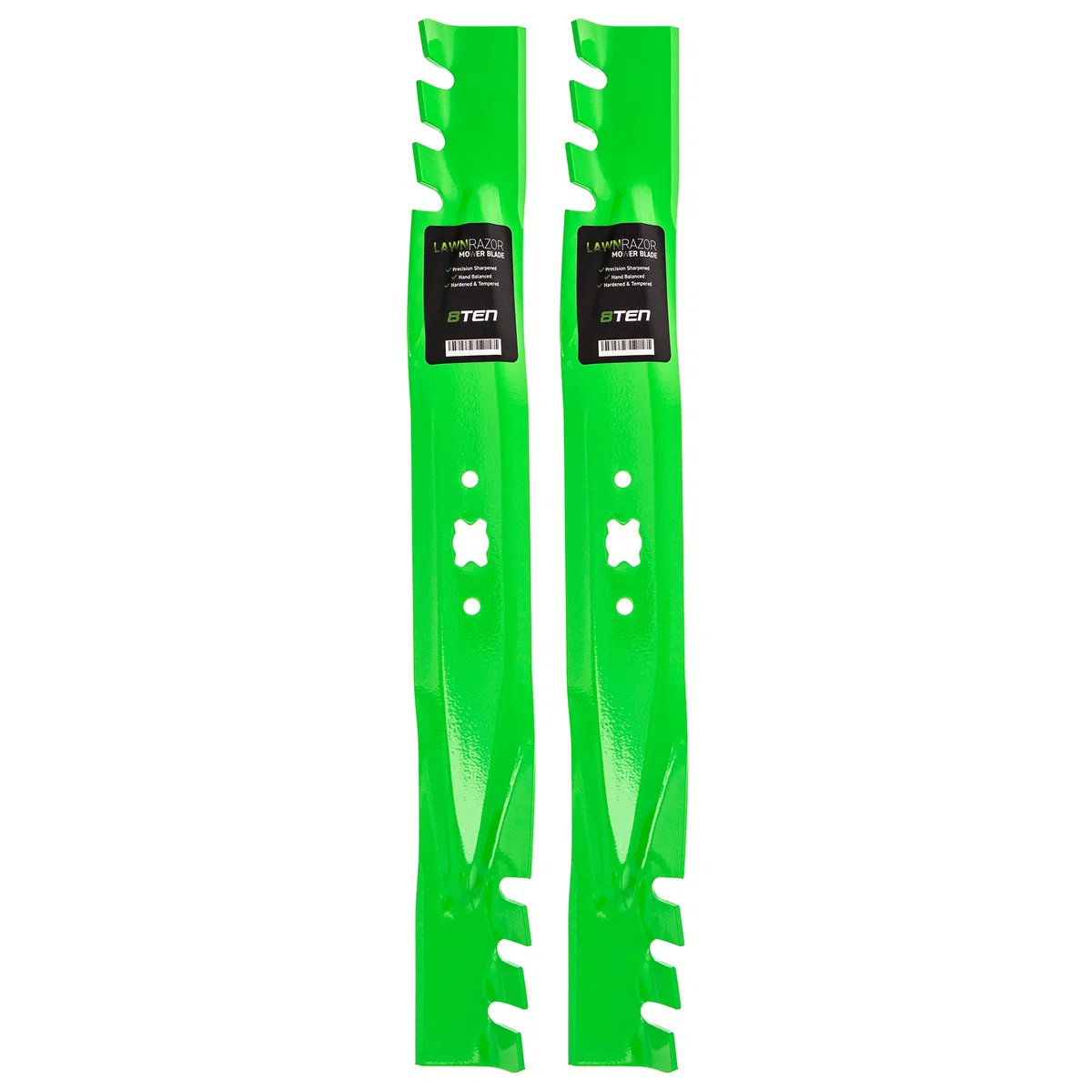 LawnRAZOR Toothed Blade For Craftsman Cub Cadet MTD 742-0741 942-0741A 942-0741 01002810 742-0741A | 2-PACK
