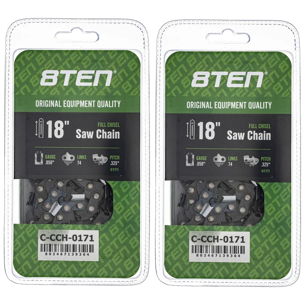 Chainsaw Chain 18 Inch .050 .325 74DL For Stihl Solo Homelite 20LPX074G 23RS74E 20LGX074G 591095774 | 2-PACK