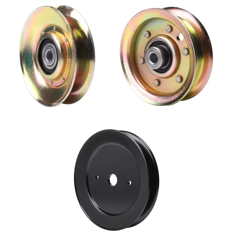 UDC Parts Mower Kit / Pulley 127783 + Pulley 129861 + Pulley 532173437 / Fits Weed Eater WET1742STA WET17H42STA WET2242STB WET2242STC WET2242STD