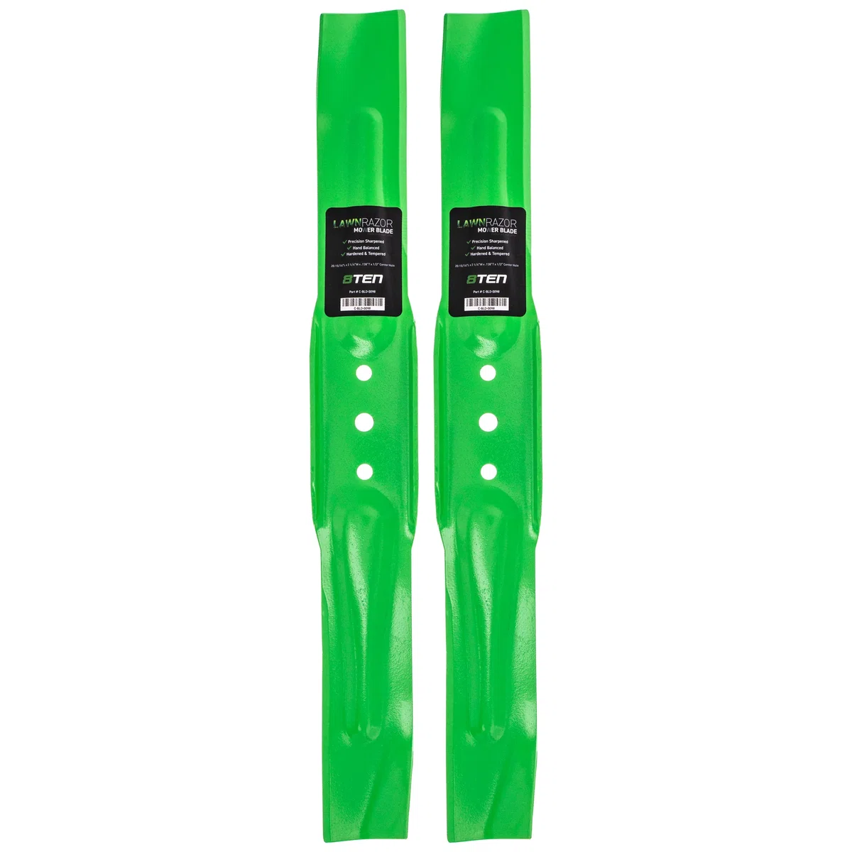 LawnRAZOR High Lift Blade For Toro Hayter 91-2256-03 14-9419 14-1659 75-9420 91-2256 2746564 | 2-PACK