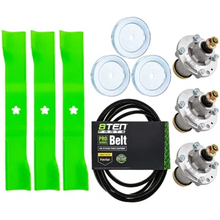 Blade Spindle Belt Kit for Husqvarna MZ54 54-Inch 582062502 582236501