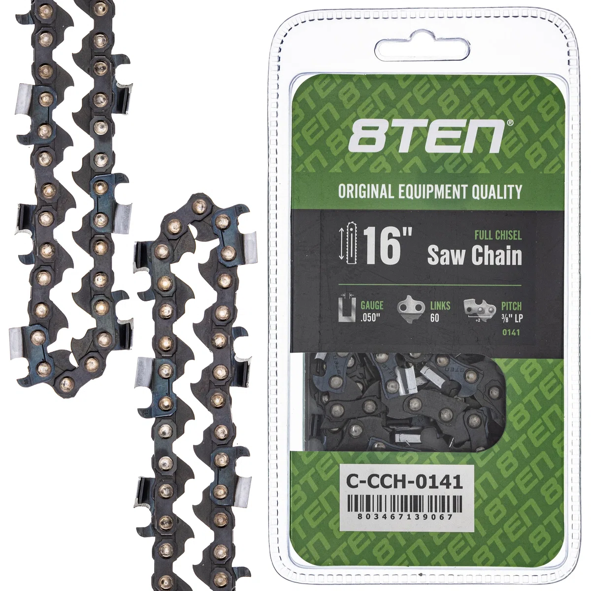 Chainsaw Chain 16 Inch .050 3/8 LP 60DL For Mastercraft WEN S60 63PM350E 576936560 501842160